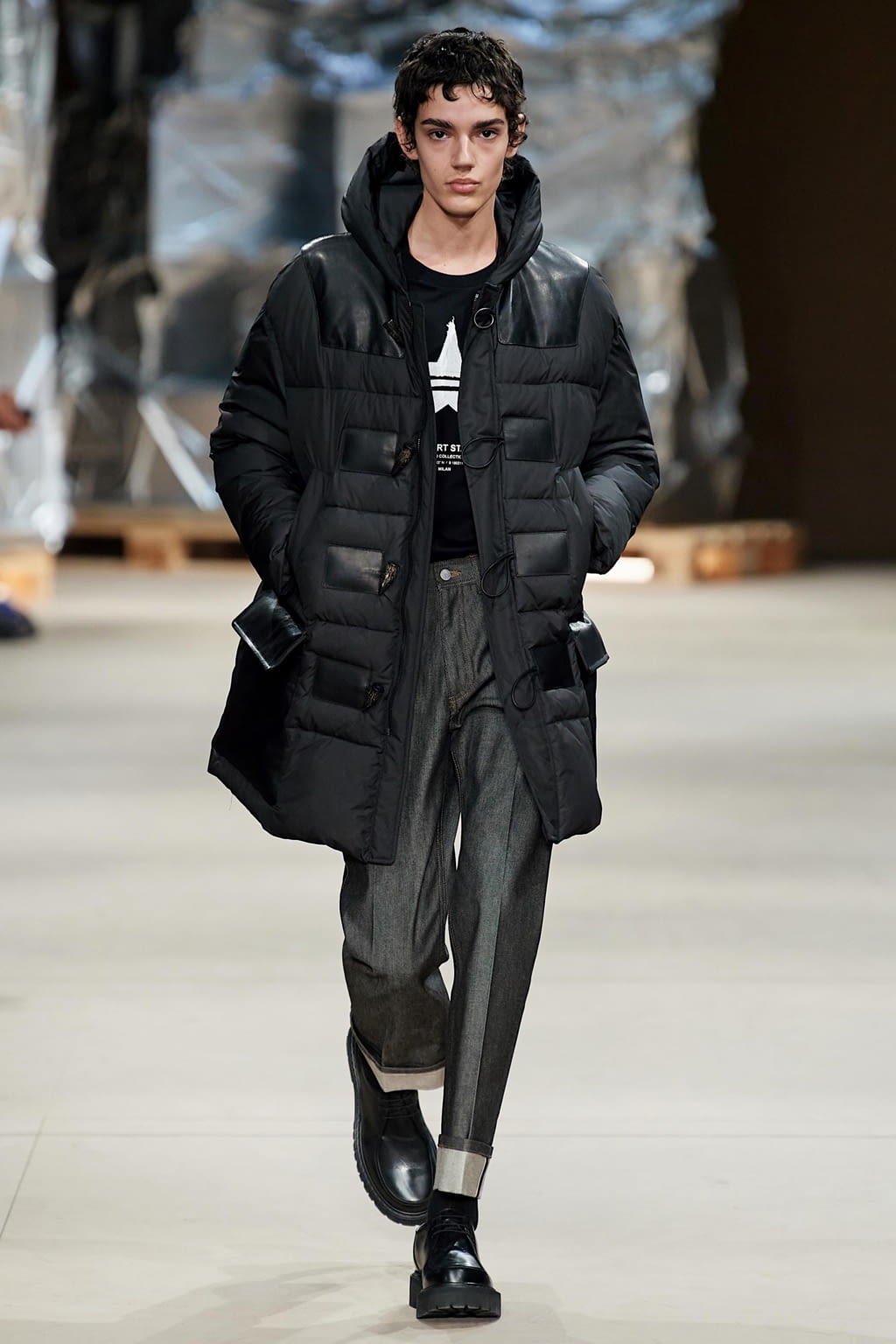 Fashion Week Milan Fall/Winter 2020 look 8 de la collection Neil Barrett menswear