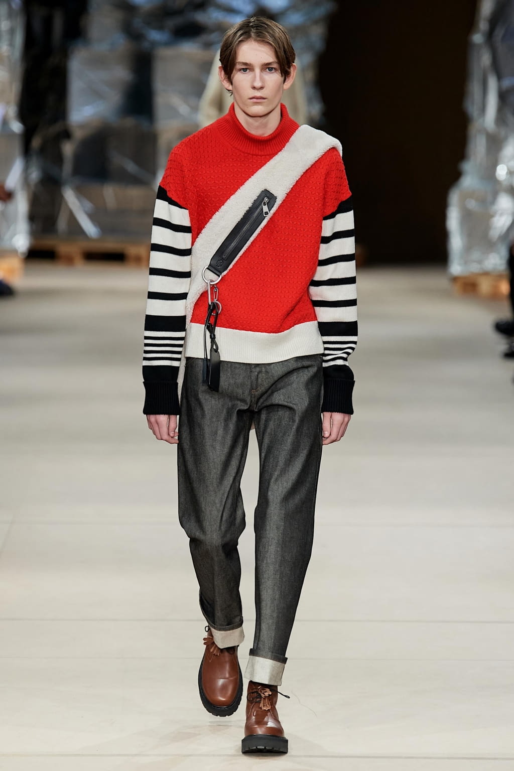 Fashion Week Milan Fall/Winter 2020 look 9 from the Neil Barrett collection menswear