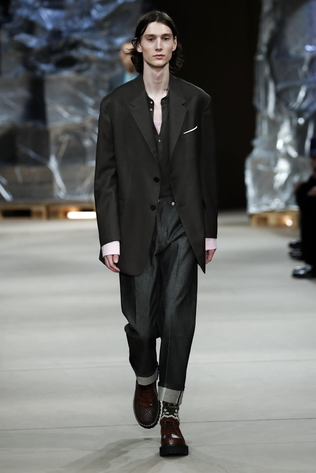 Fashion Week Milan Fall/Winter 2020 look 15 from the Neil Barrett collection 男装