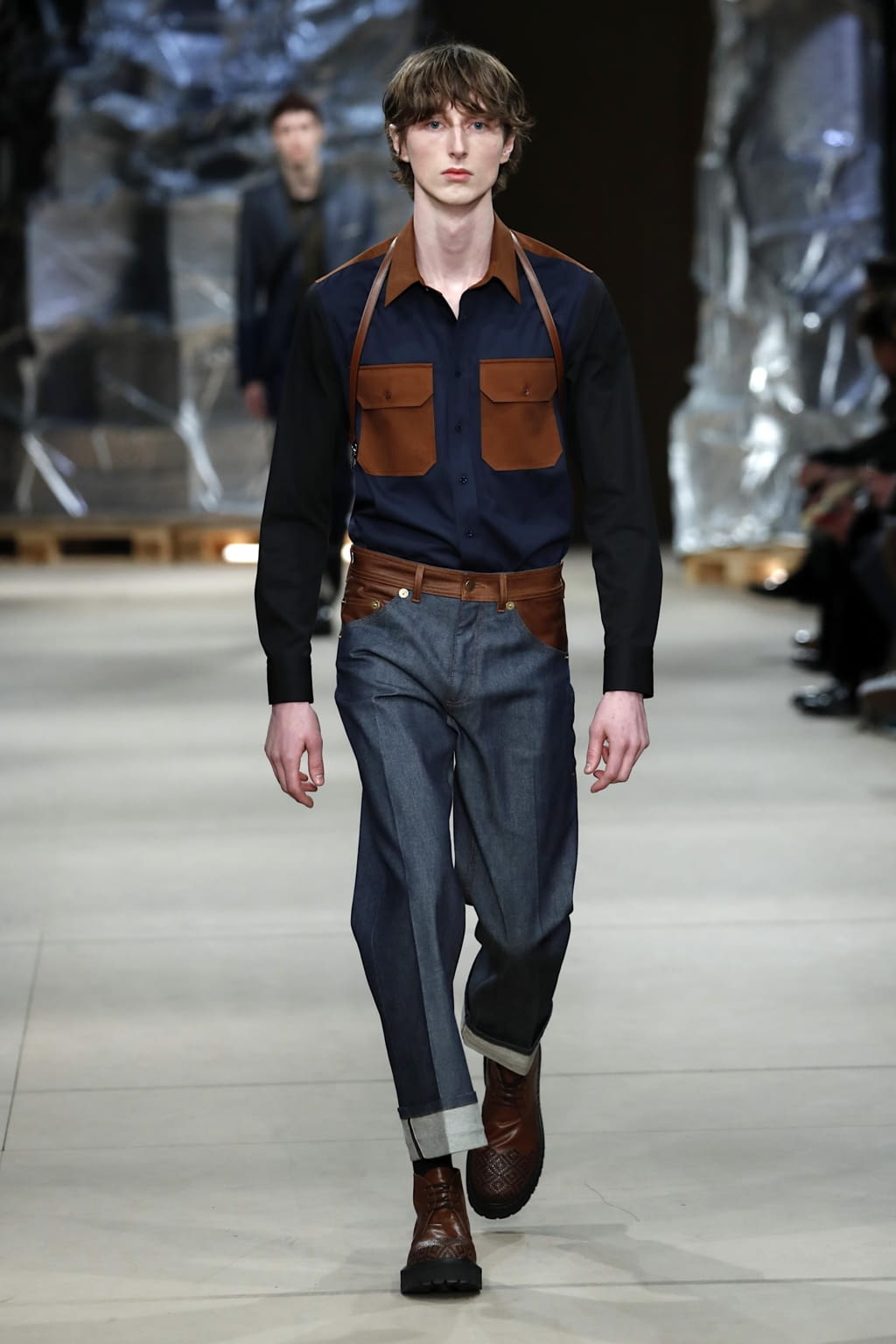 Fashion Week Milan Fall/Winter 2020 look 35 from the Neil Barrett collection 男装