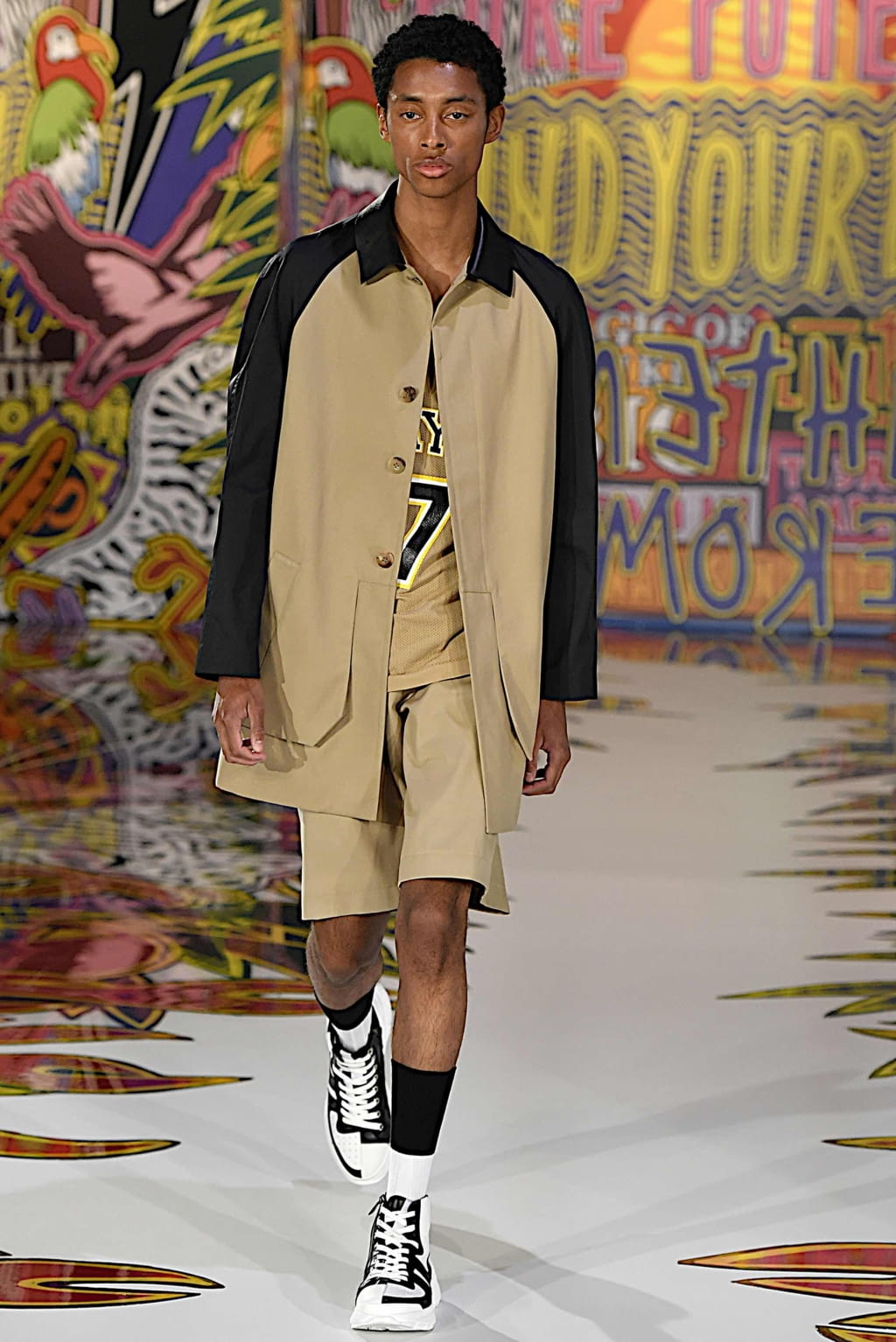 Fashion Week Milan Spring/Summer 2020 look 2 from the Neil Barrett collection 男装