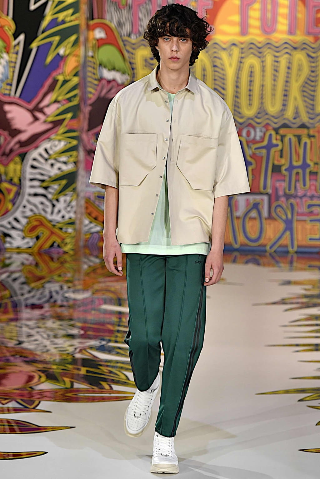 Fashion Week Milan Spring/Summer 2020 look 3 from the Neil Barrett collection menswear