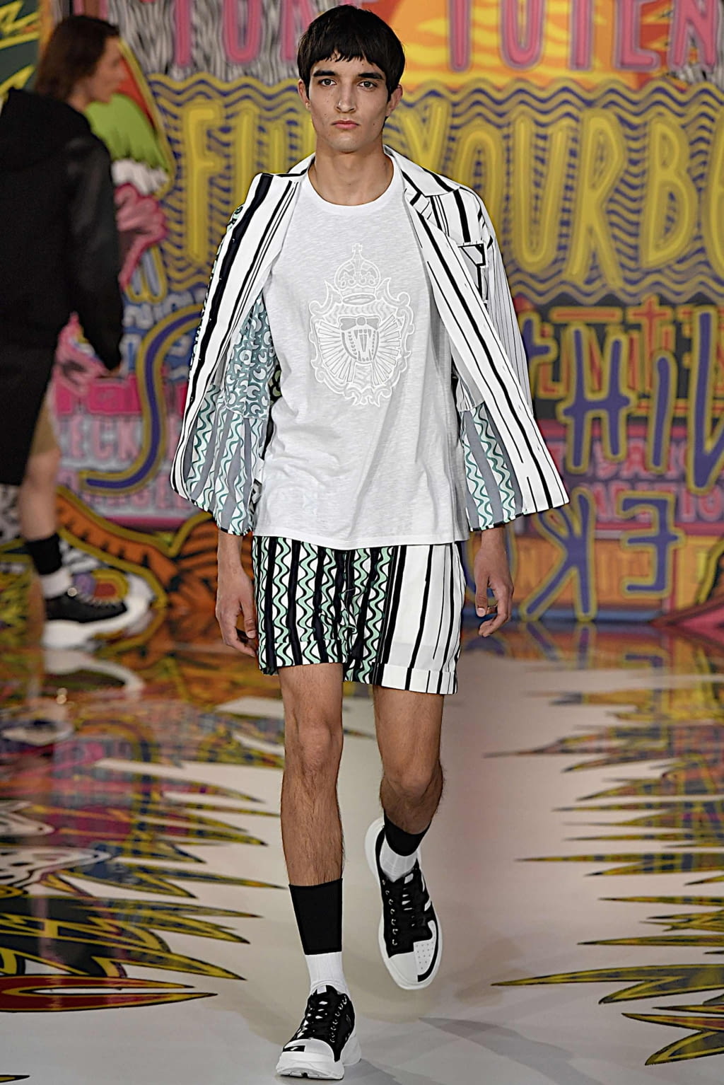 Fashion Week Milan Spring/Summer 2020 look 6 from the Neil Barrett collection menswear