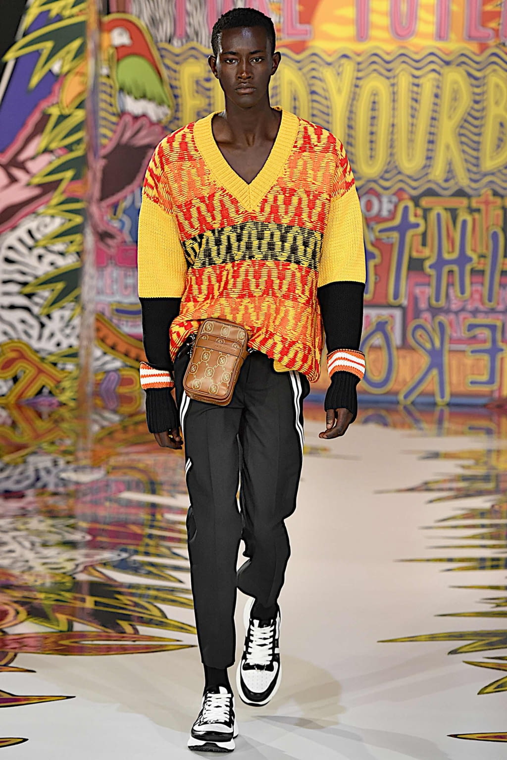 Fashion Week Milan Spring/Summer 2020 look 11 from the Neil Barrett collection menswear