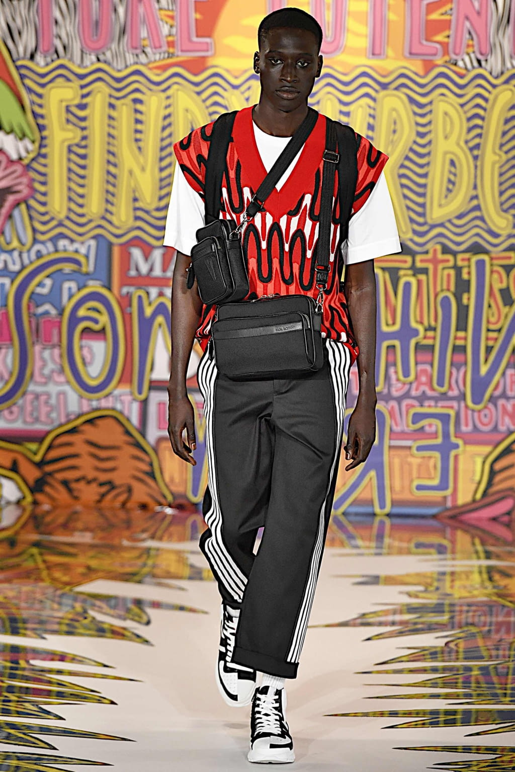 Fashion Week Milan Spring/Summer 2020 look 14 from the Neil Barrett collection menswear
