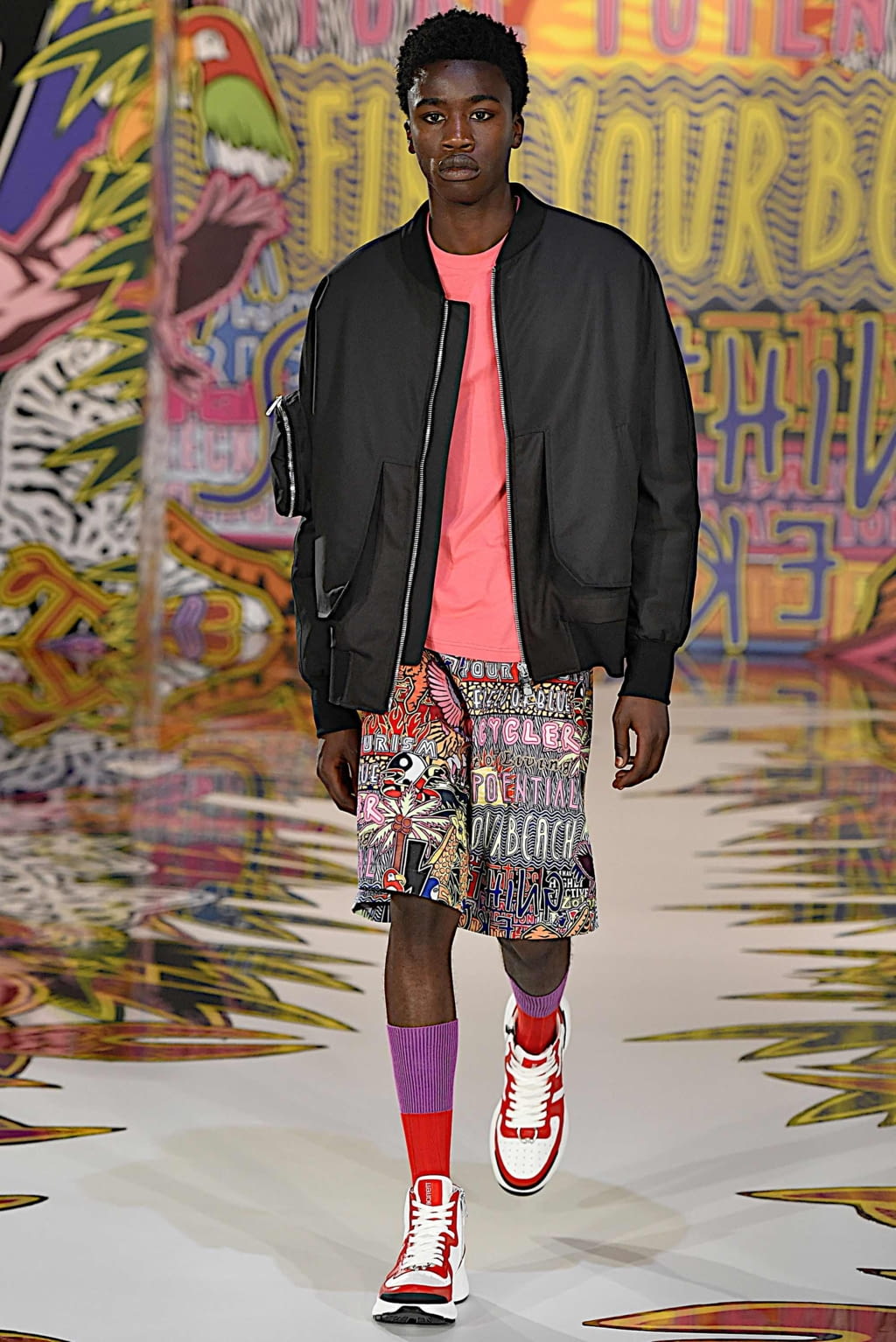 Fashion Week Milan Spring/Summer 2020 look 21 from the Neil Barrett collection 男装