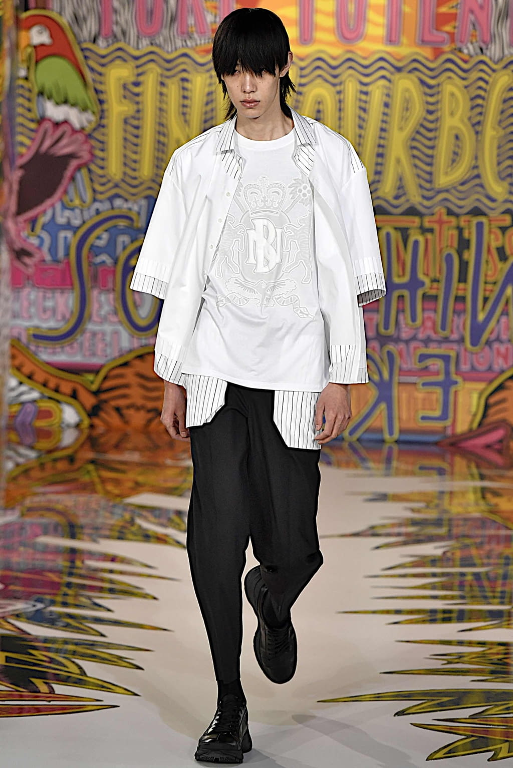 Fashion Week Milan Spring/Summer 2020 look 37 from the Neil Barrett collection 男装