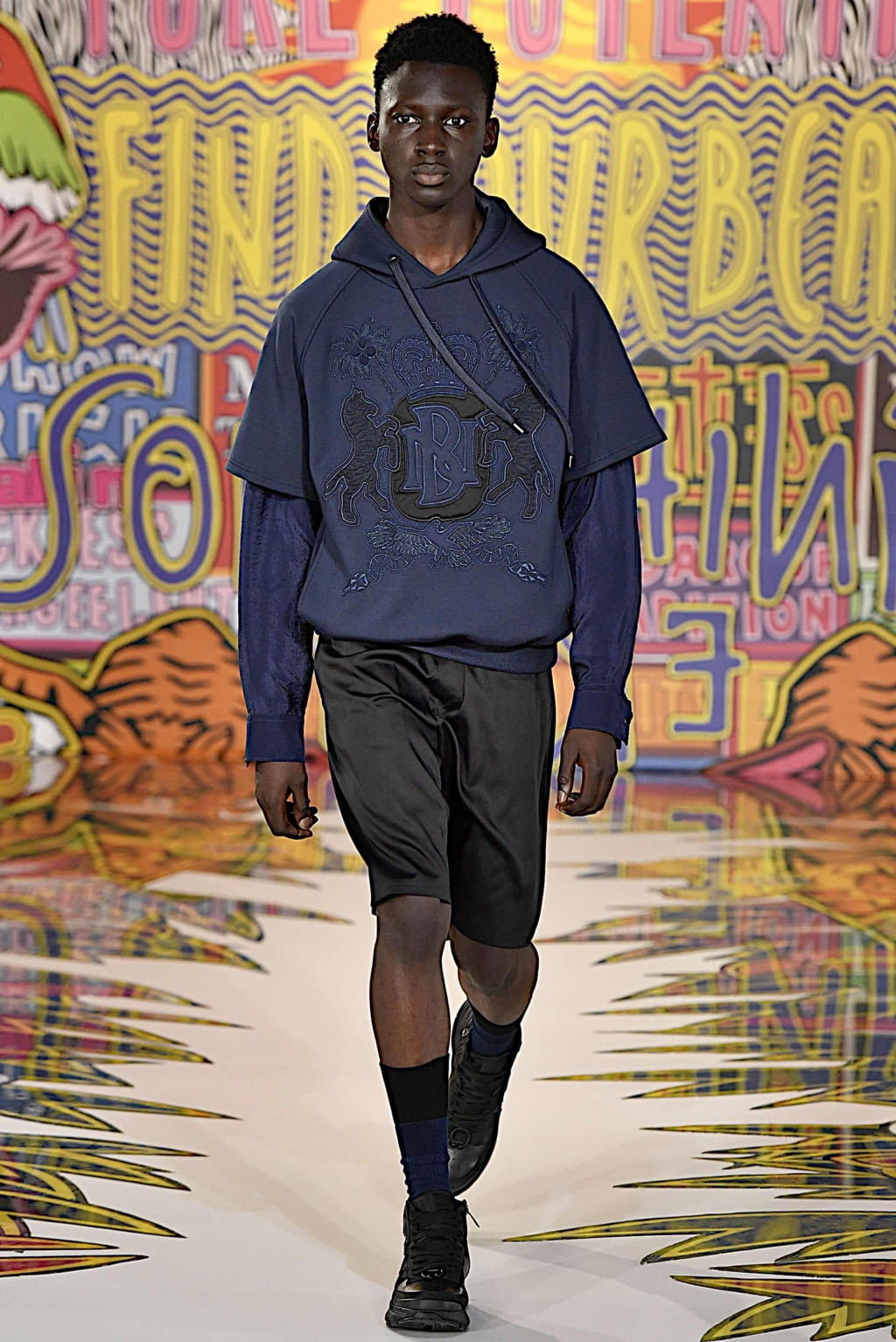 Fashion Week Milan Spring/Summer 2020 look 45 from the Neil Barrett collection menswear