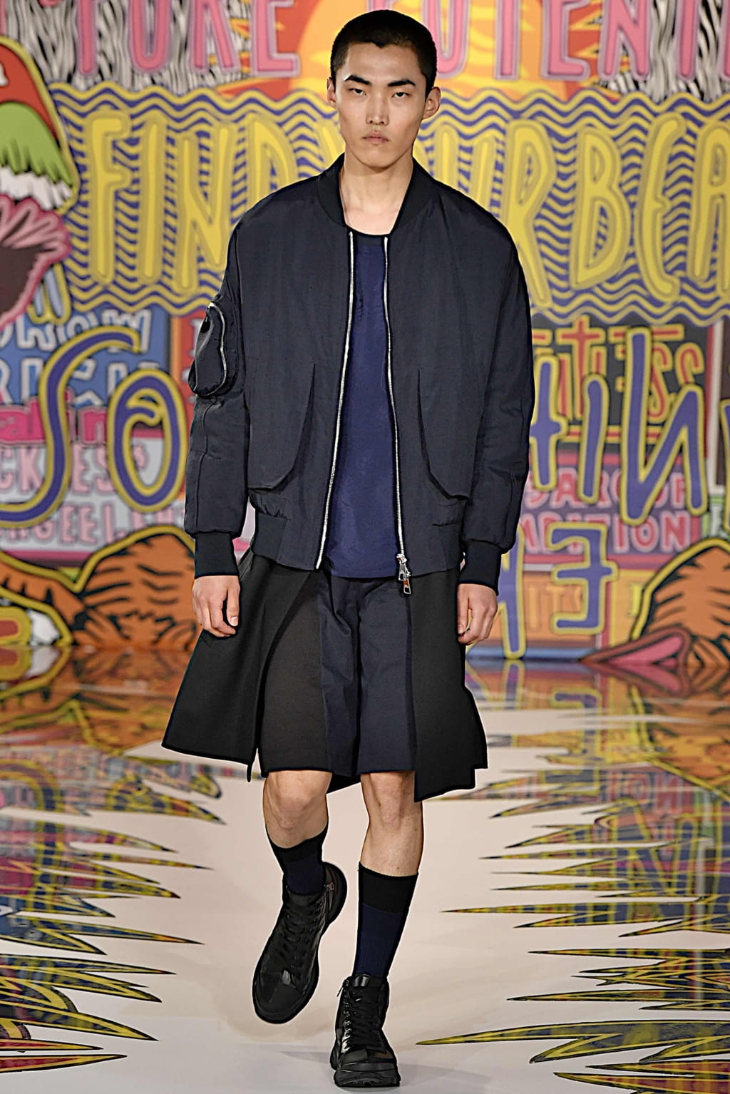 Fashion Week Milan Spring/Summer 2020 look 48 from the Neil Barrett collection menswear