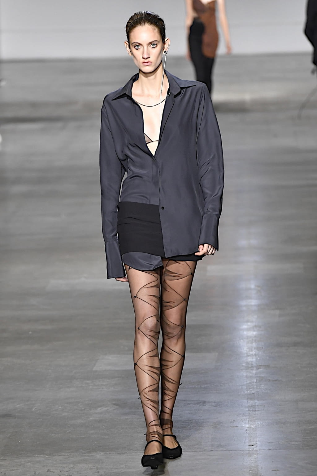 Fashion Week London Fall/Winter 2020 look 19 from the Fashion East collection womenswear