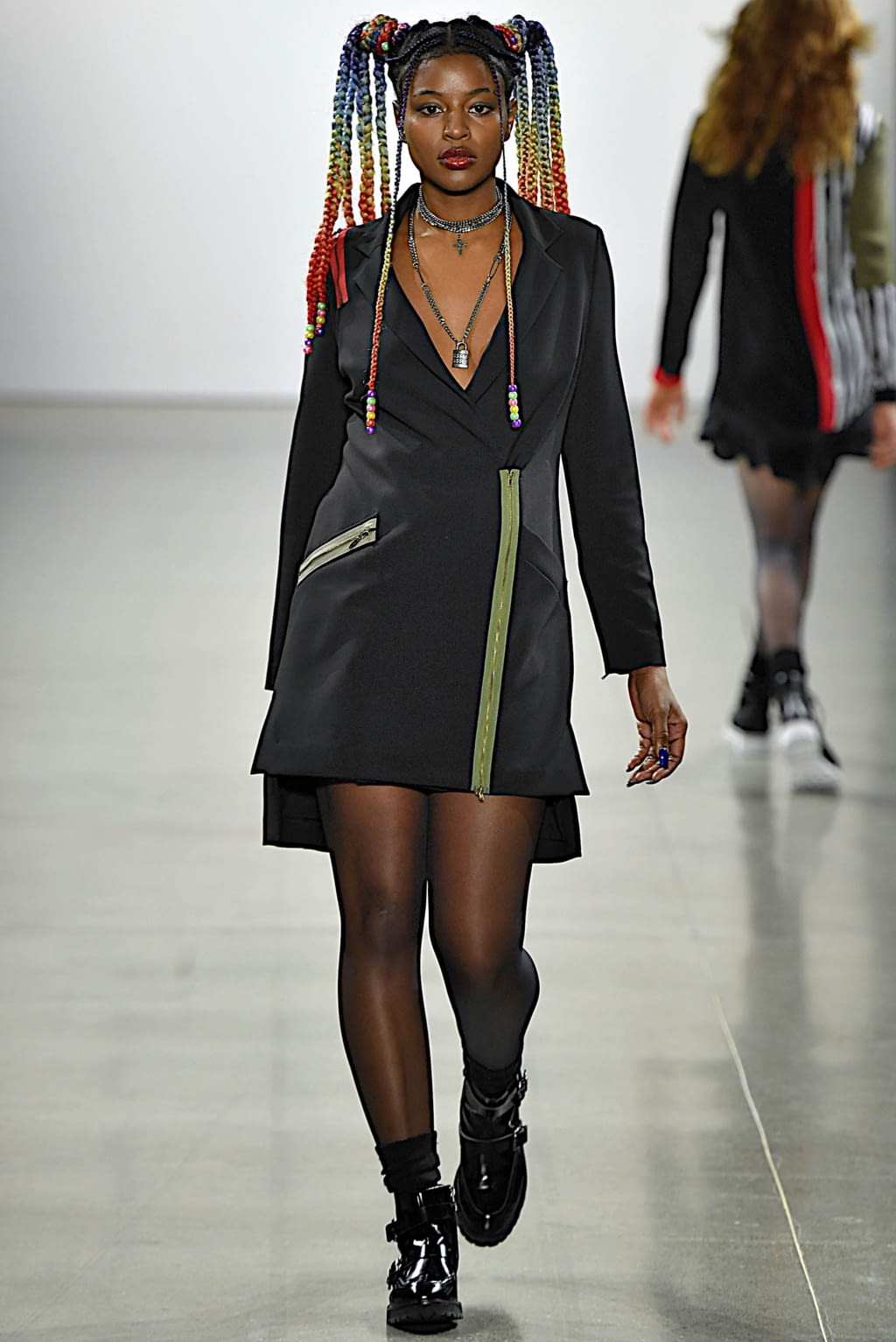 Fashion Week New York Fall/Winter 2019 look 13 from the Nicole Miller collection womenswear