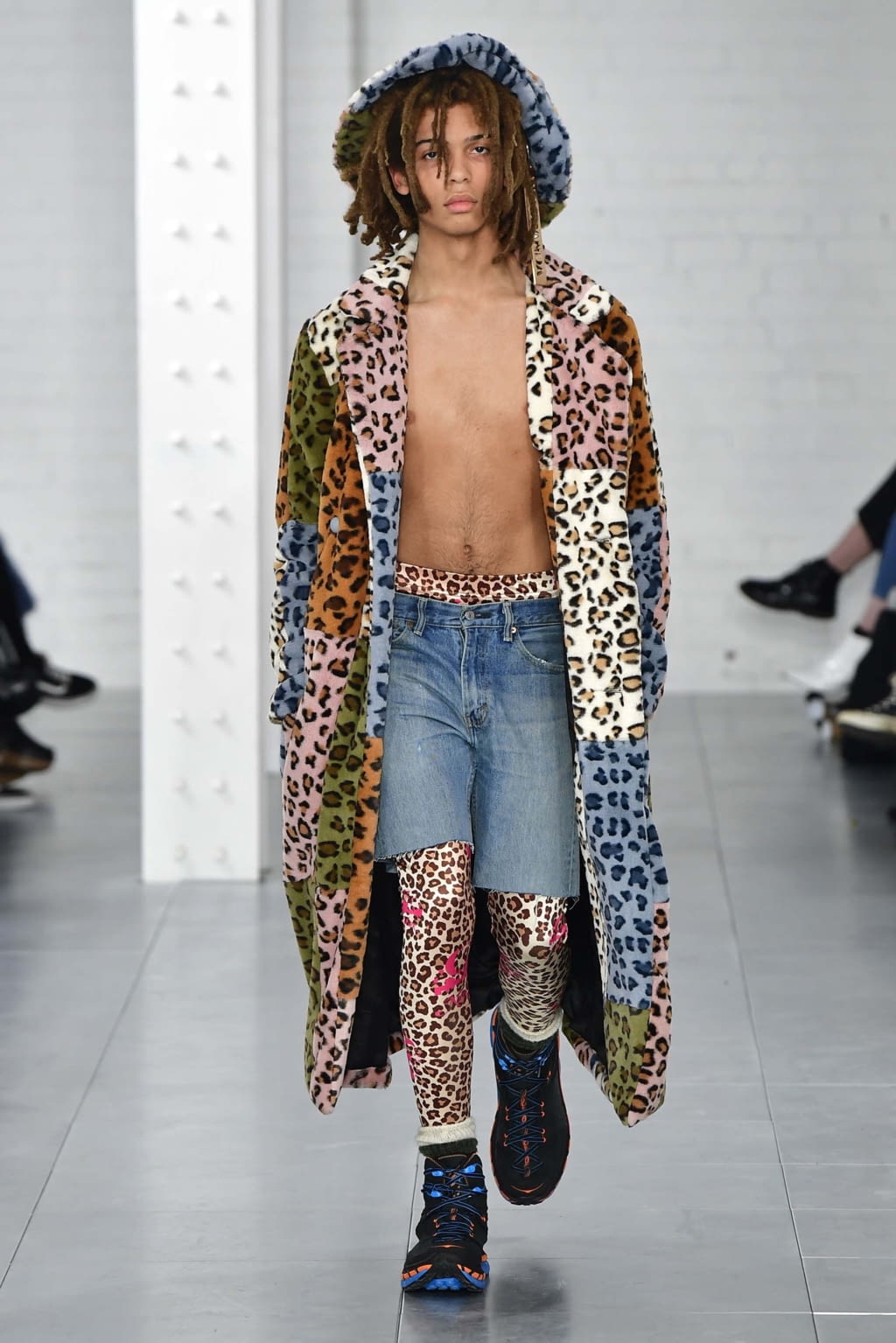 Fashion Week London Fall/Winter 2018 look 20 from the Nicopanda collection womenswear