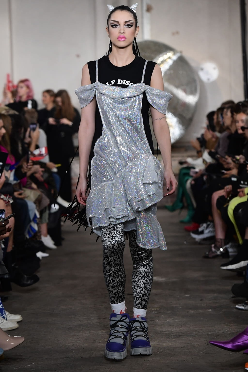 Fashion Week London Spring/Summer 2019 look 31 from the Nicopanda collection womenswear