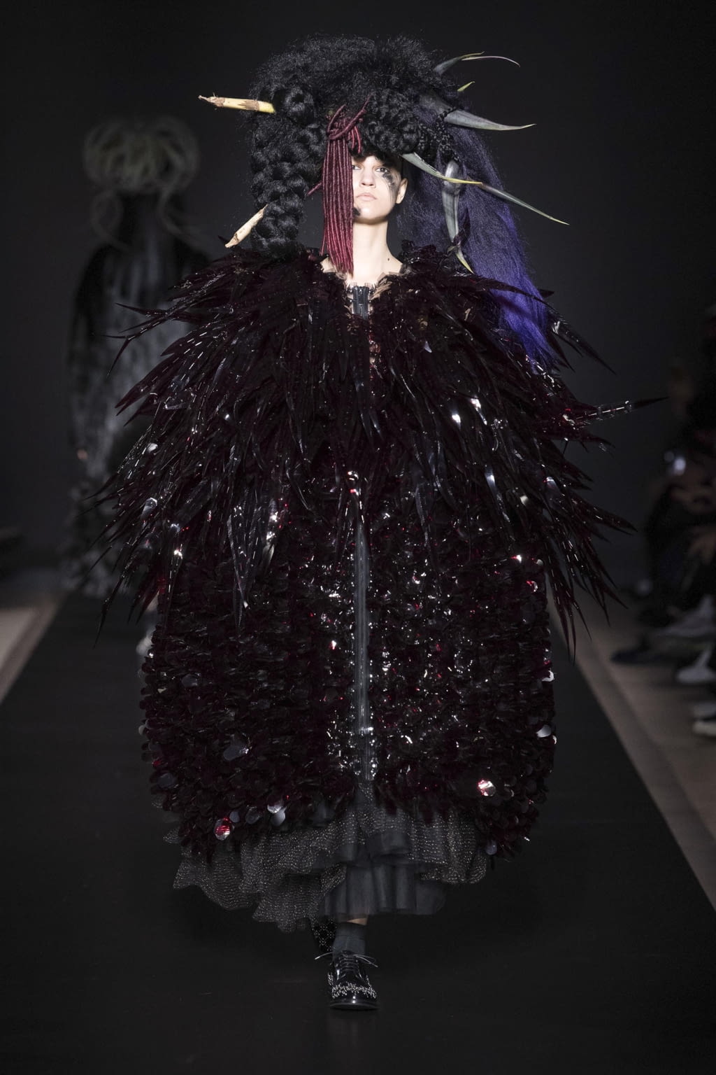 Fashion Week Paris Fall/Winter 2020 look 9 from the Noir Kei Ninomiya collection womenswear
