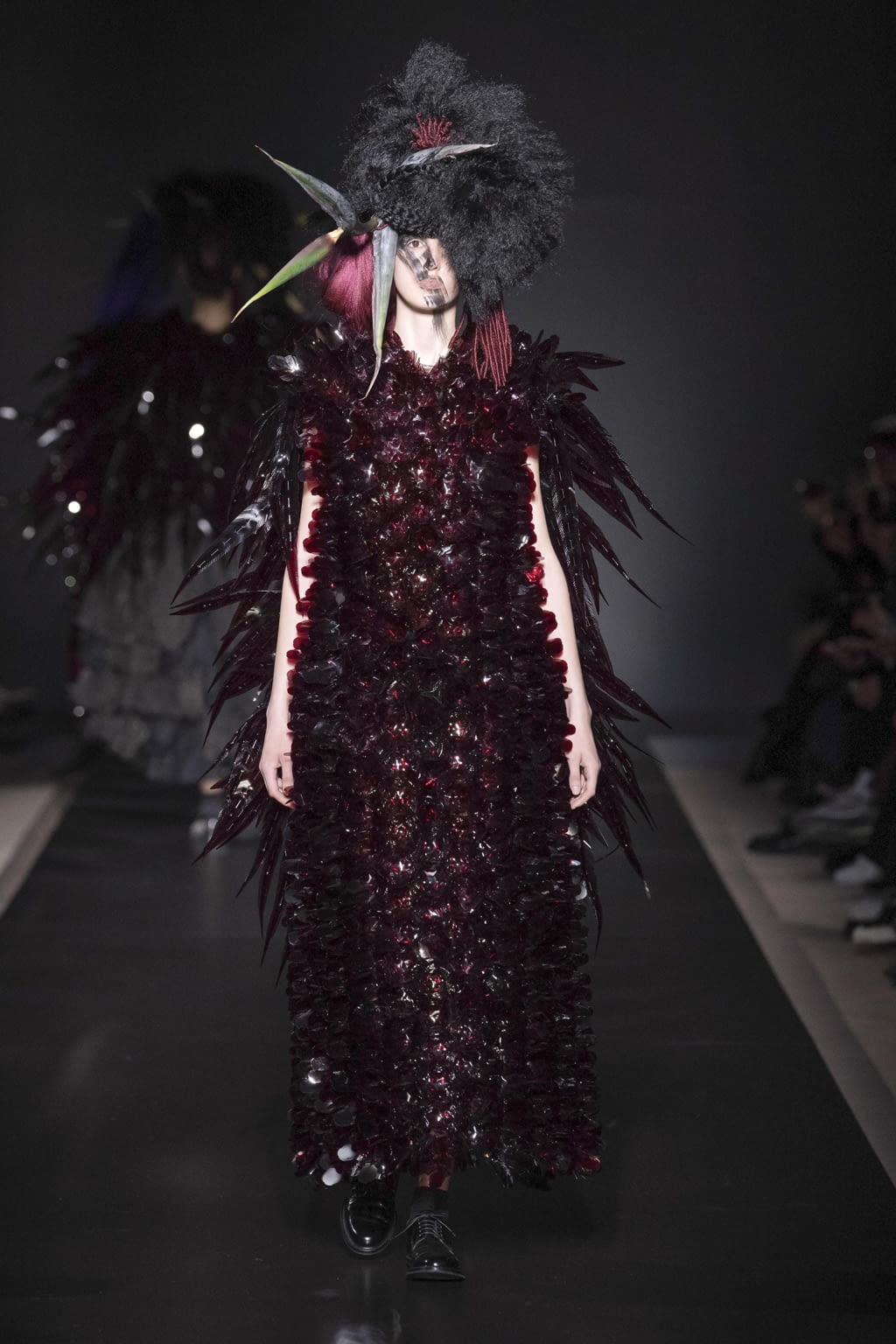 Fashion Week Paris Fall/Winter 2020 look 10 from the Noir Kei Ninomiya collection womenswear