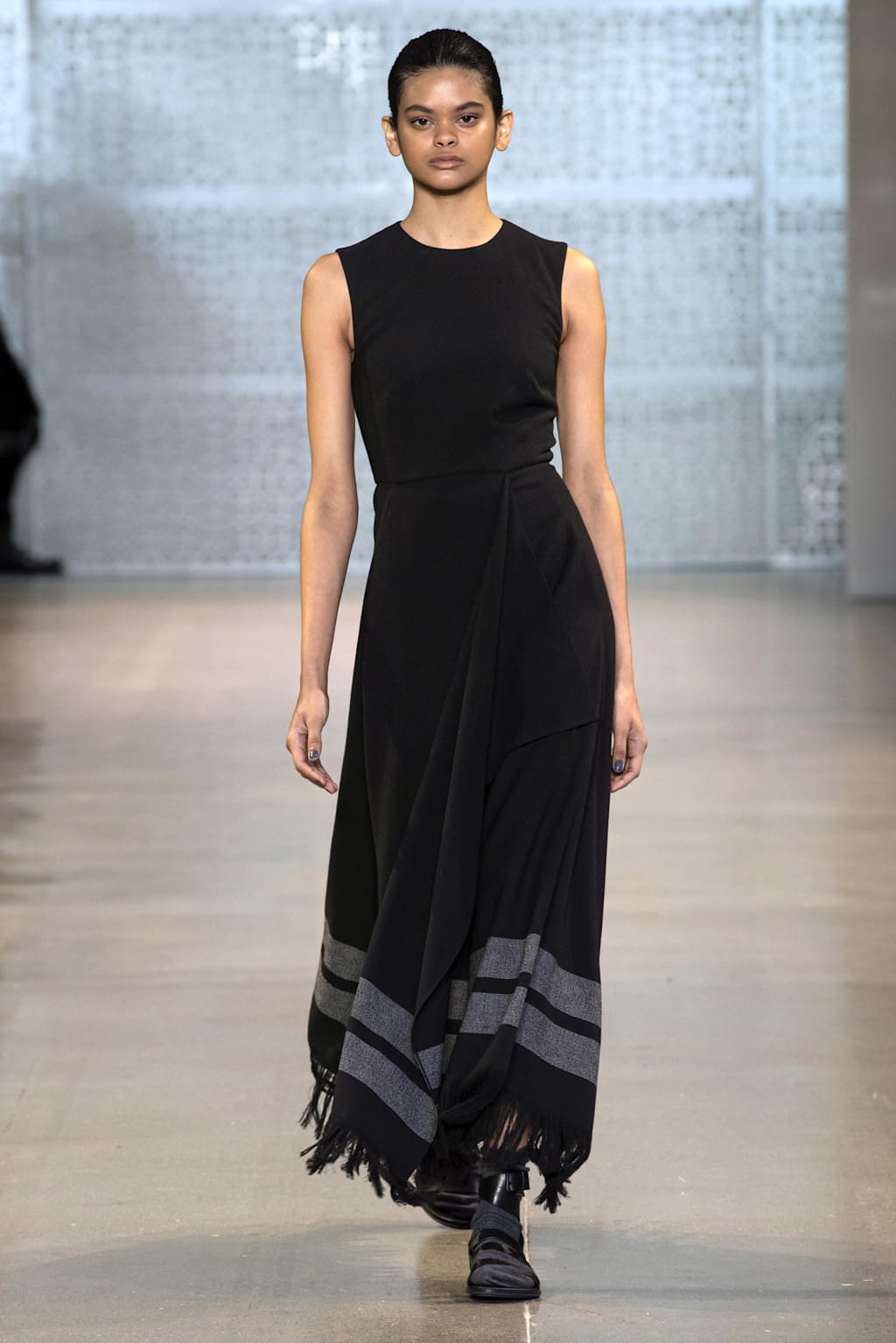 Fashion Week New York Fall/Winter 2020 look 1 from the Noon by Noor collection womenswear