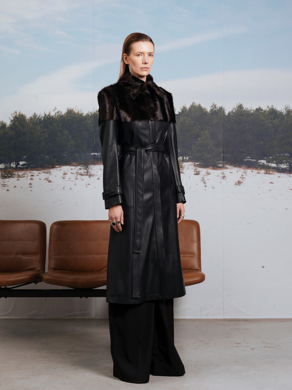 Fashion Week Paris Fall/Winter 2022 look 11 from the Olenich collection womenswear