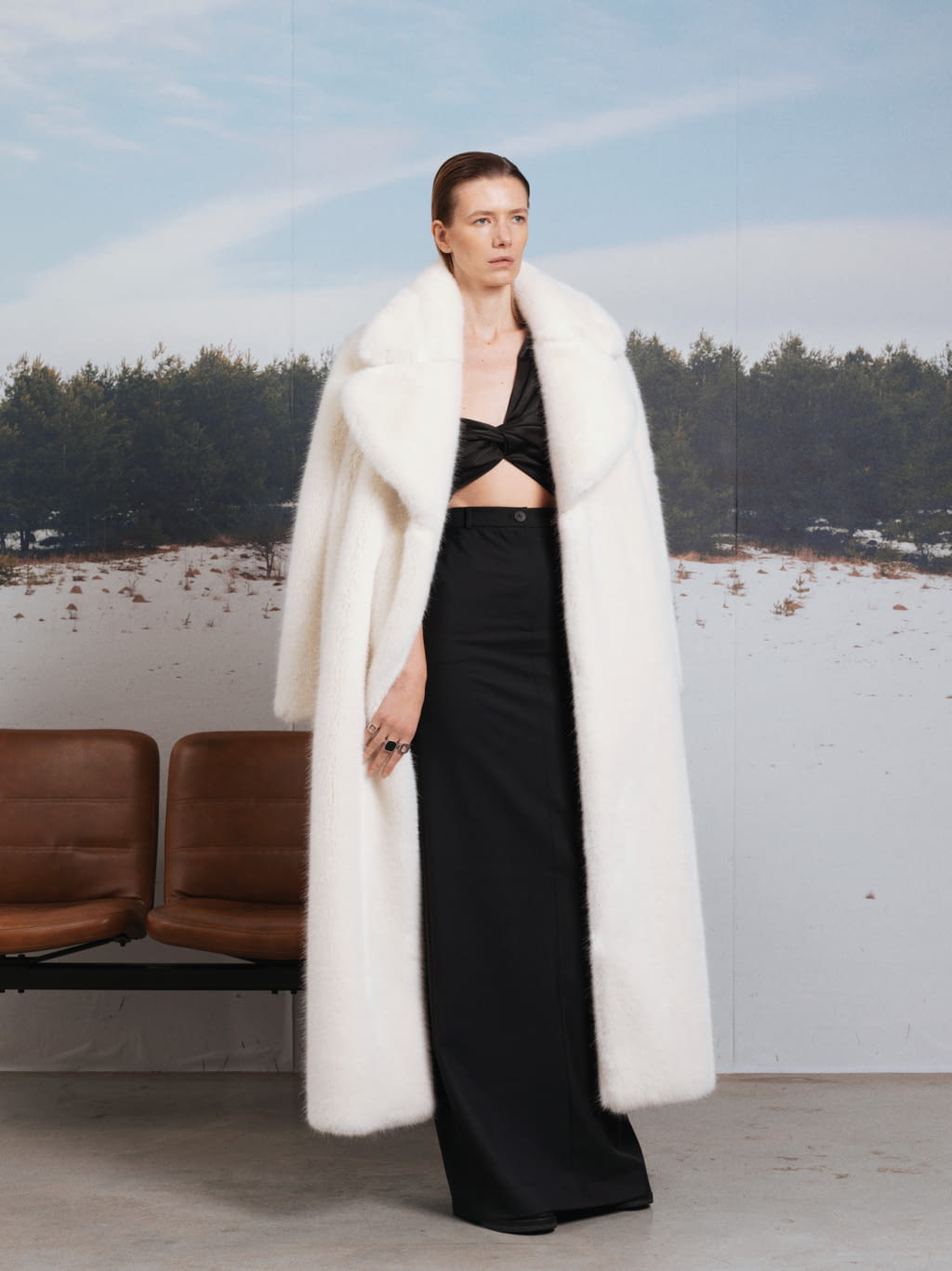 Fashion Week Paris Fall/Winter 2022 look 14 from the Olenich collection womenswear