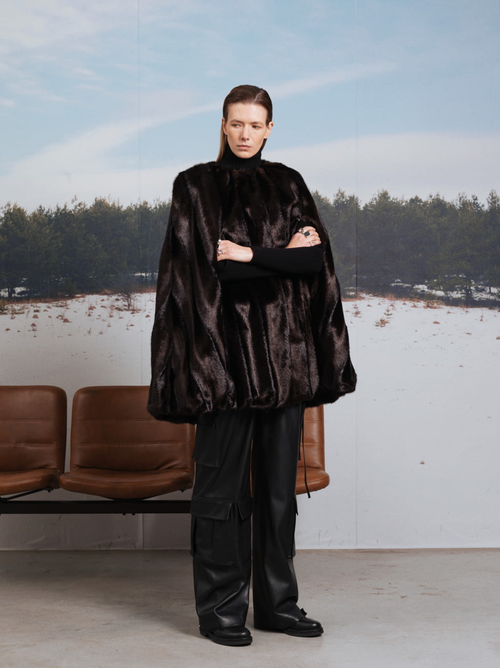 Fashion Week Paris Fall/Winter 2022 look 18 from the Olenich collection womenswear