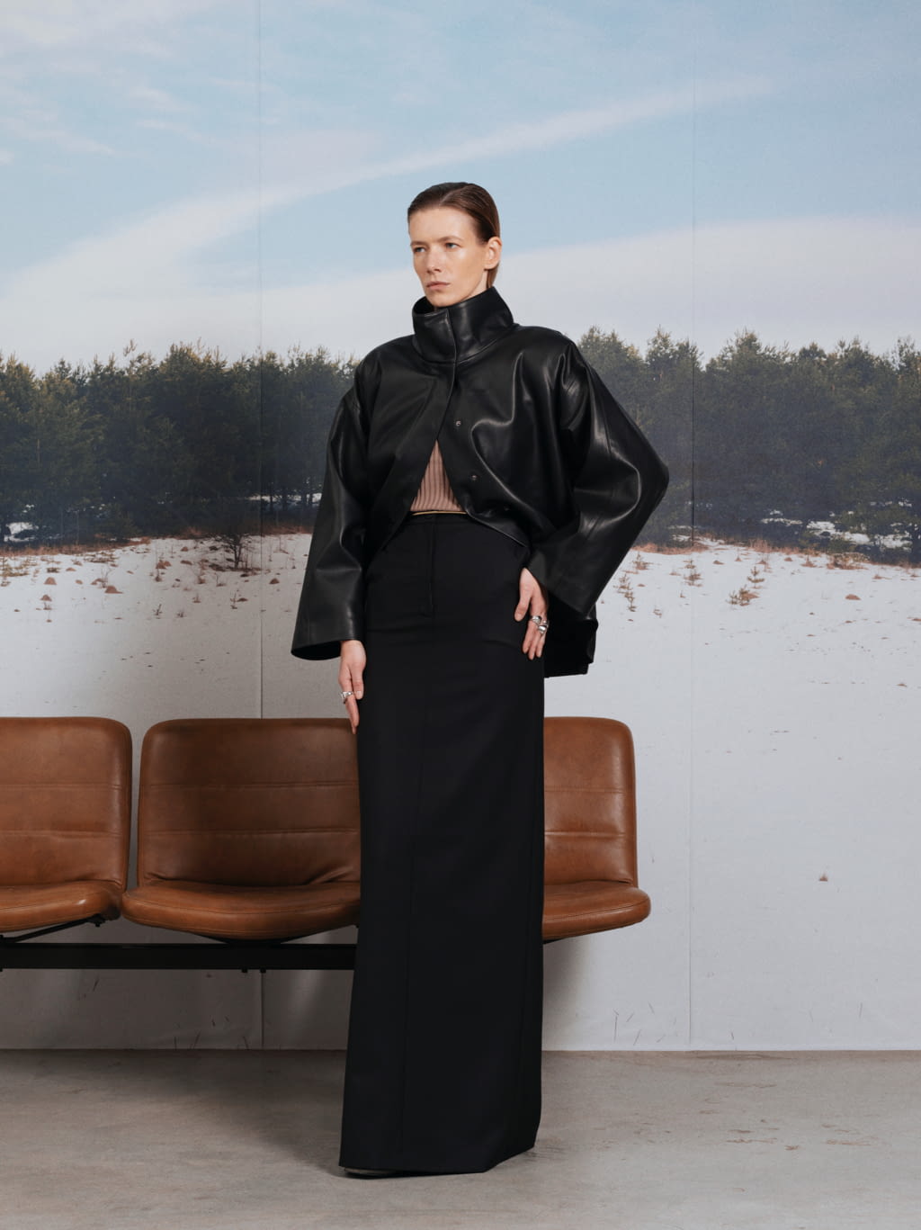 Fashion Week Paris Fall/Winter 2022 look 23 from the Olenich collection womenswear