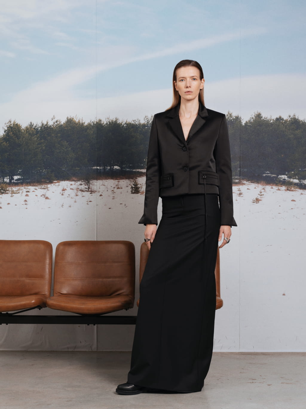 Fashion Week Paris Fall/Winter 2022 look 26 de la collection Olenich womenswear