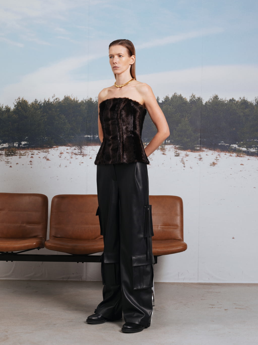 Fashion Week Paris Fall/Winter 2022 look 44 de la collection Olenich womenswear