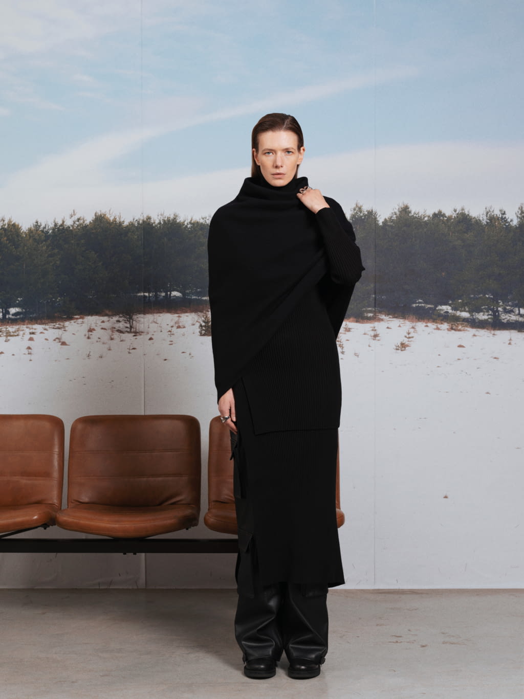 Fashion Week Paris Fall/Winter 2022 look 50 de la collection Olenich womenswear