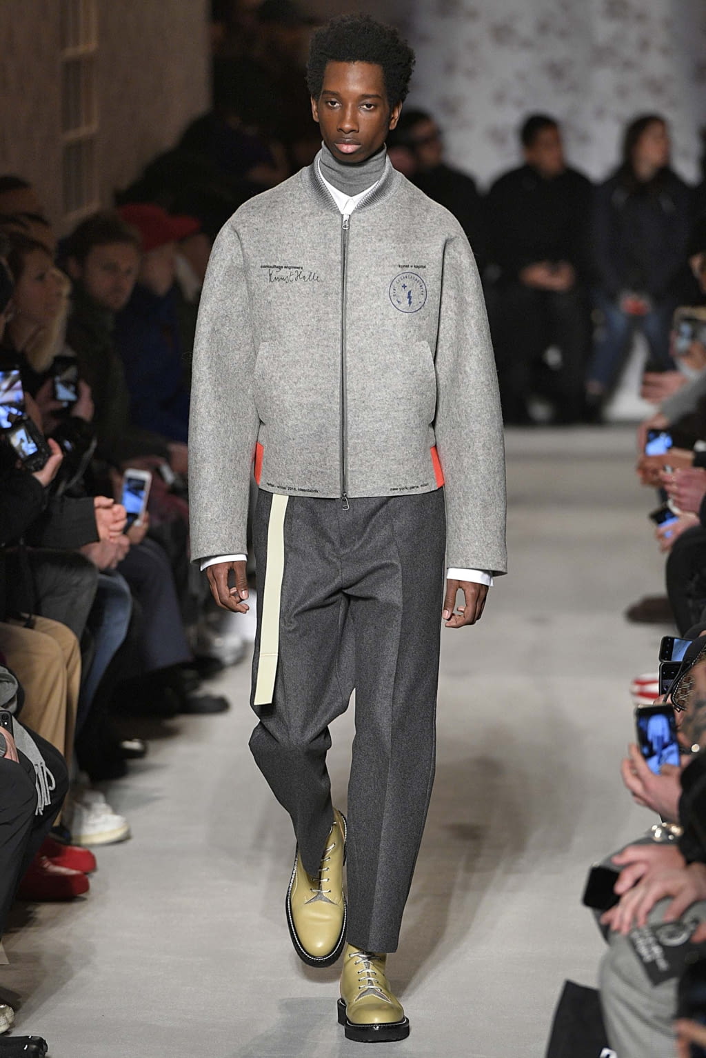 Fashion Week Paris Fall/Winter 2018 look 4 from the OAMC collection menswear