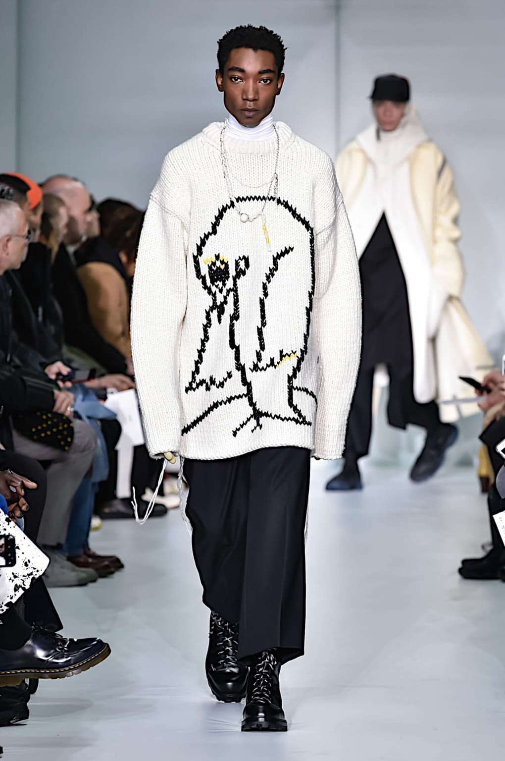 Fashion Week Paris Fall/Winter 2019 look 24 from the OAMC collection 男装