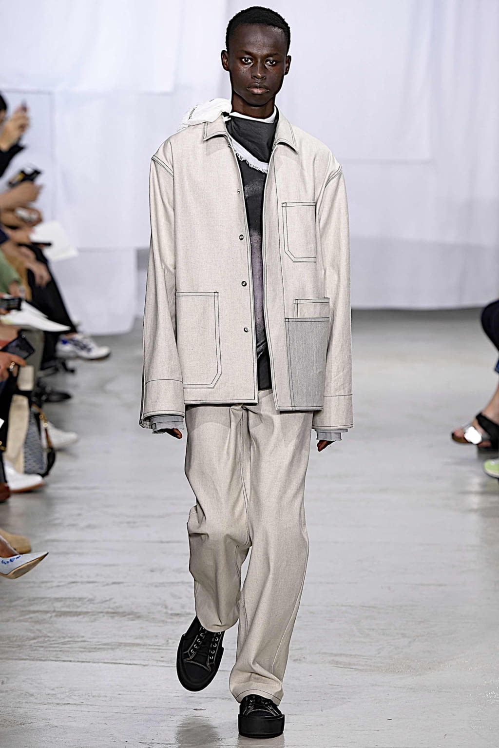 Fashion Week Paris Spring/Summer 2020 look 18 from the OAMC collection 男装