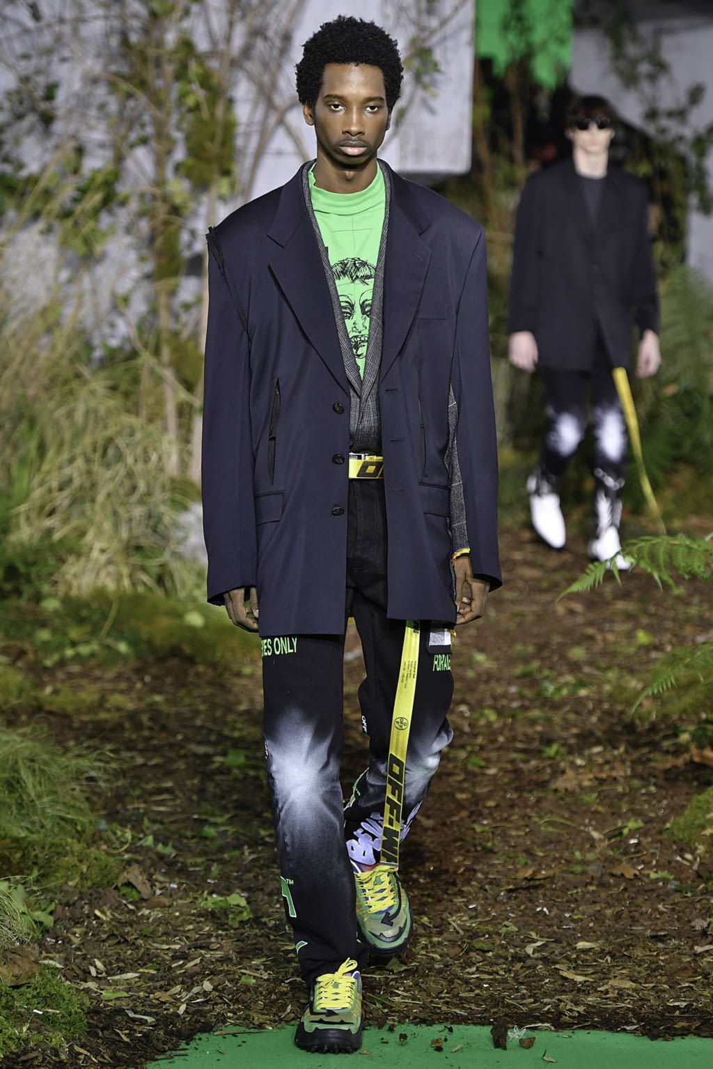 Fashion Week Paris Fall/Winter 2019 look 9 from the Off-White collection menswear
