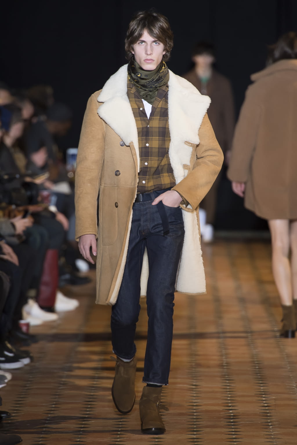Fashion Week Paris Fall/Winter 2018 look 21 from the Officine Générale collection 男装