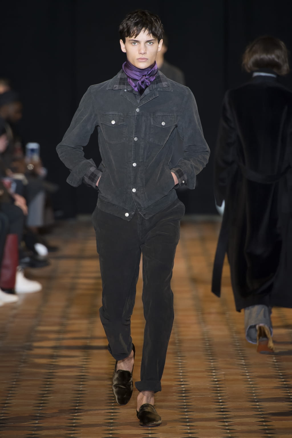Fashion Week Paris Fall/Winter 2018 look 7 from the Officine Générale collection menswear