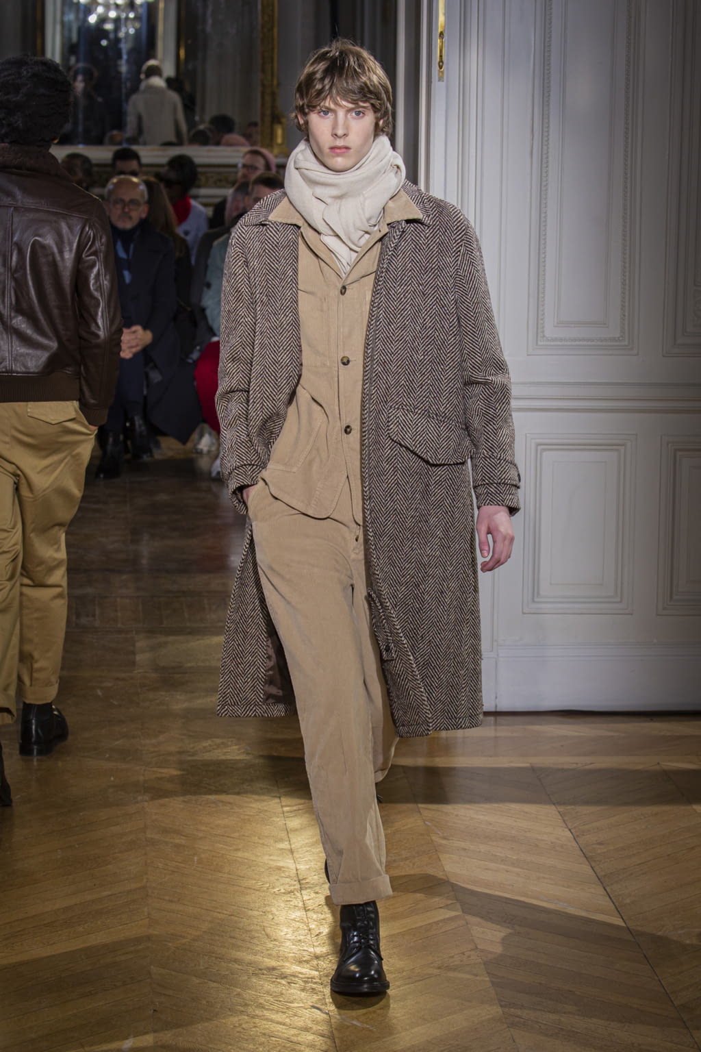 Fashion Week Paris Fall/Winter 2020 look 25 from the Officine Générale collection 男装