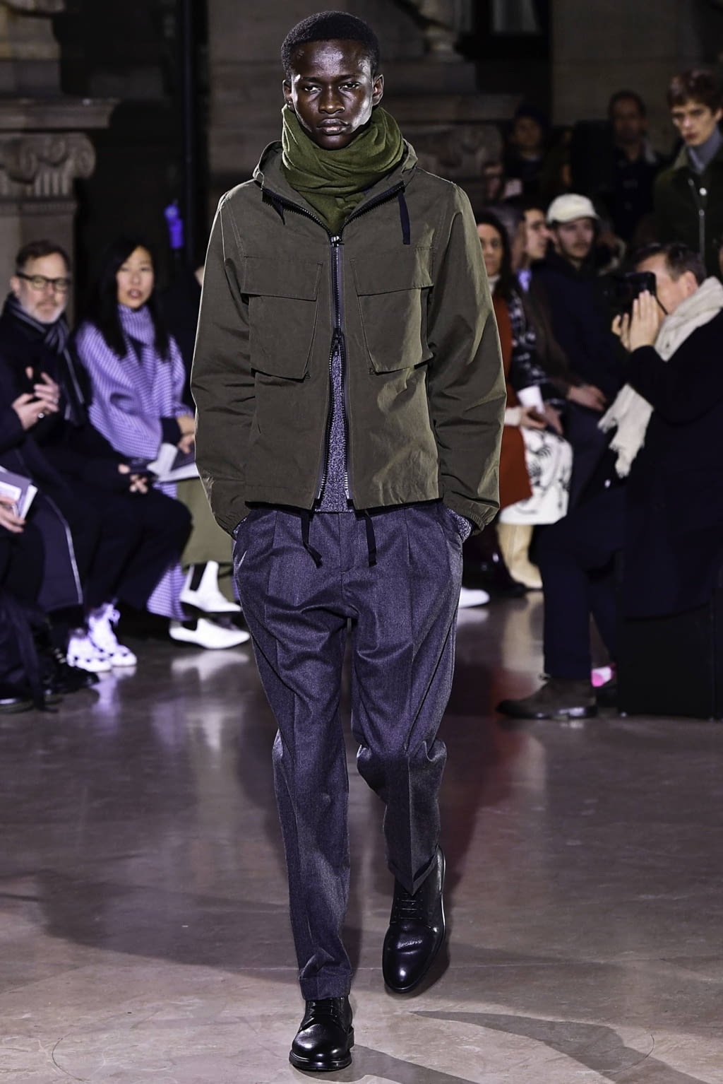 Fashion Week Paris Fall/Winter 2019 look 7 from the Officine Générale collection menswear