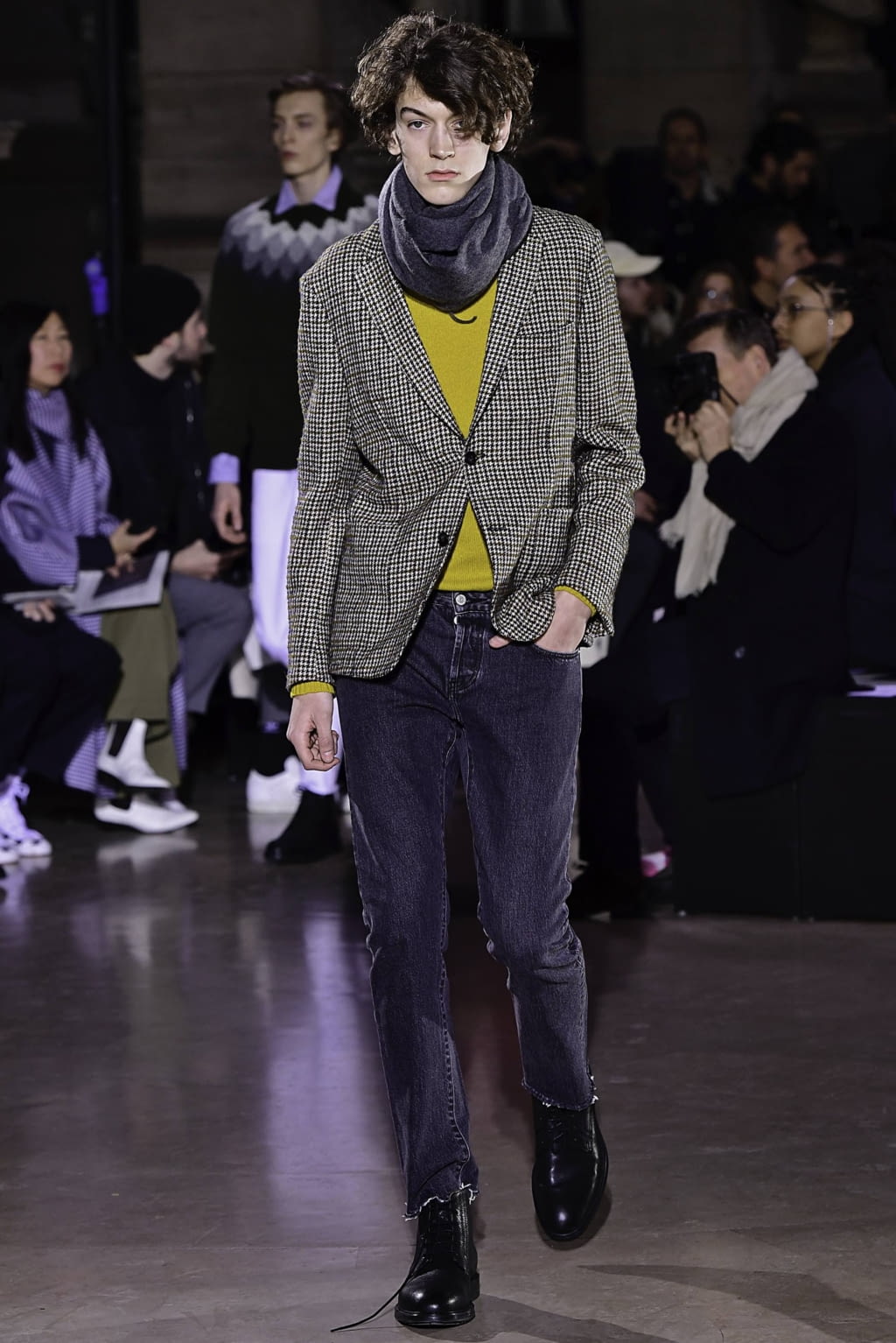 Fashion Week Paris Fall/Winter 2019 look 12 from the Officine Générale collection 男装