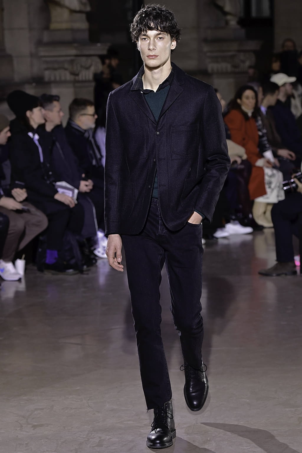 Fashion Week Paris Fall/Winter 2019 look 49 from the Officine Générale collection 男装