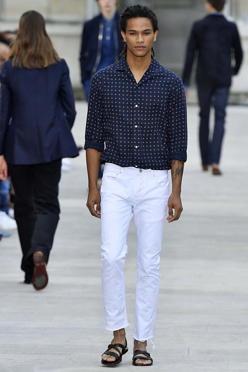 Fashion Week Paris Spring/Summer 2019 look 20 from the Officine Générale collection menswear