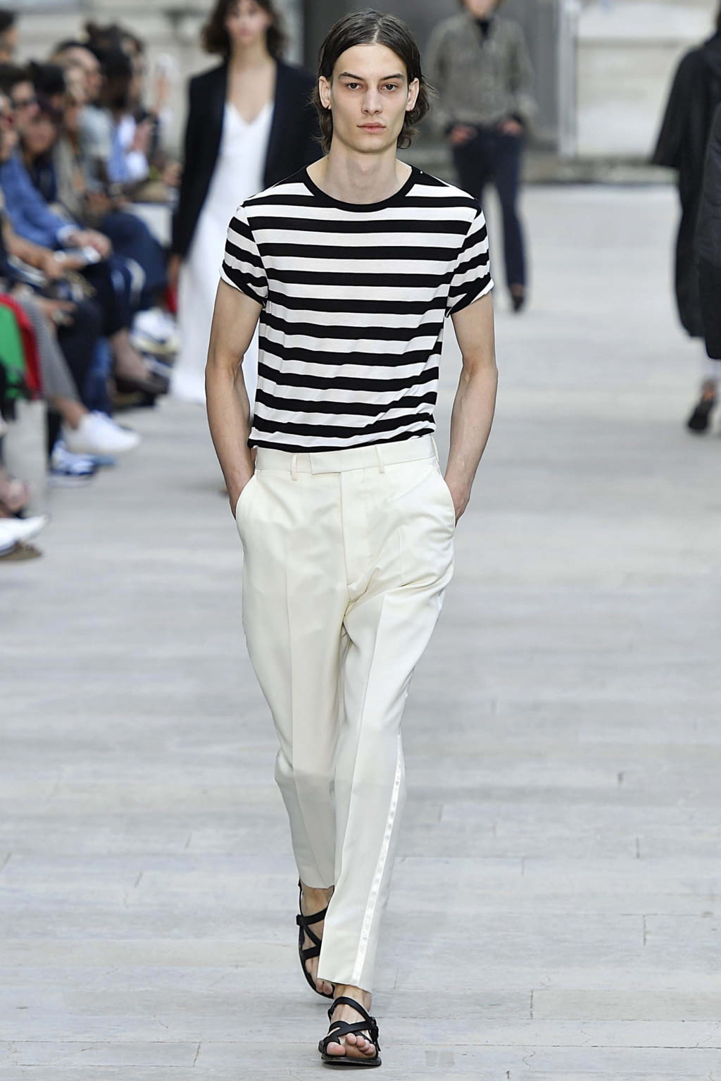 Fashion Week Paris Spring/Summer 2019 look 30 from the Officine Générale collection menswear