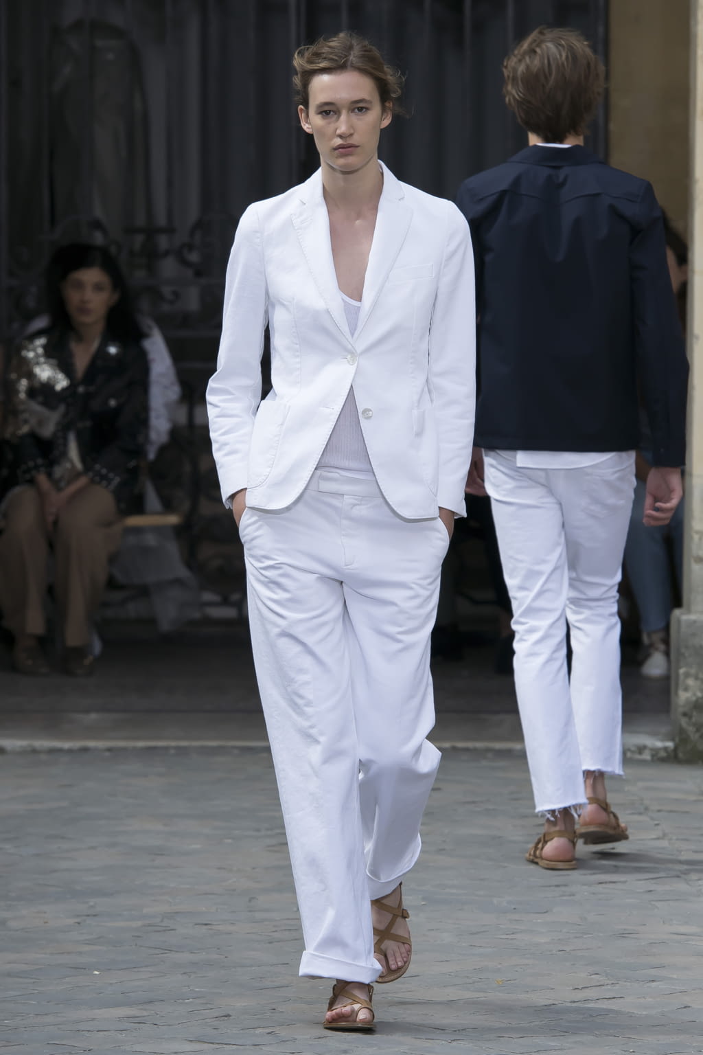 Fashion Week Paris Spring/Summer 2018 look 18 from the Officine Générale collection menswear