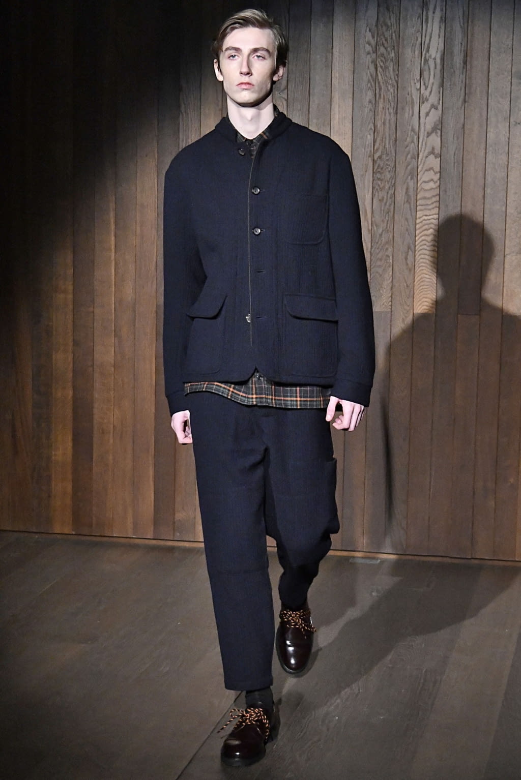 Fashion Week London Fall/Winter 2019 look 18 from the Oliver Spencer collection menswear