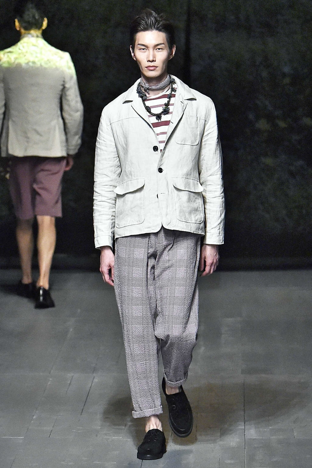 Fashion Week London Spring/Summer 2019 look 6 from the Oliver Spencer collection menswear