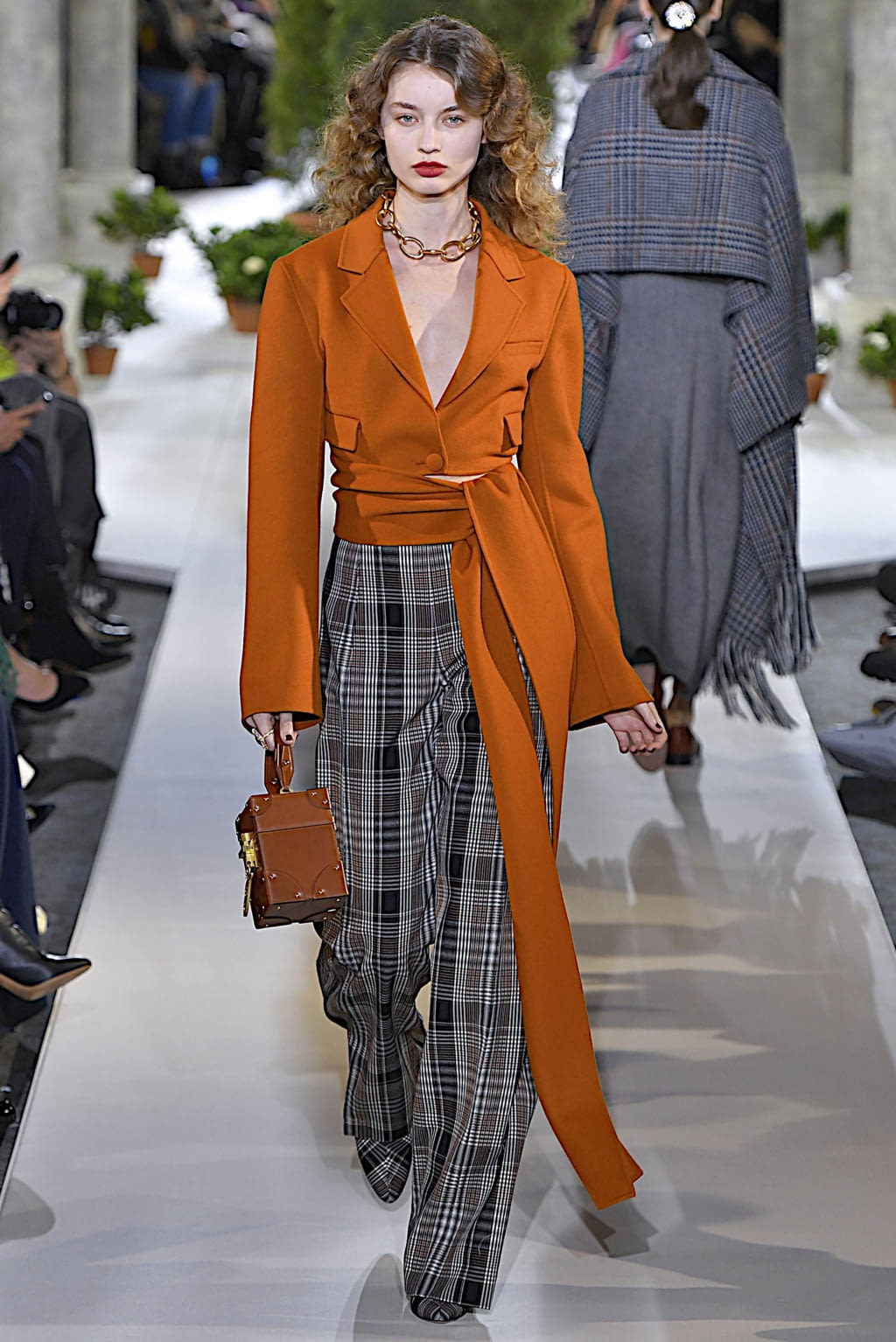 Fashion Week New York Fall/Winter 2019 look 5 de la collection Oscar de la Renta womenswear