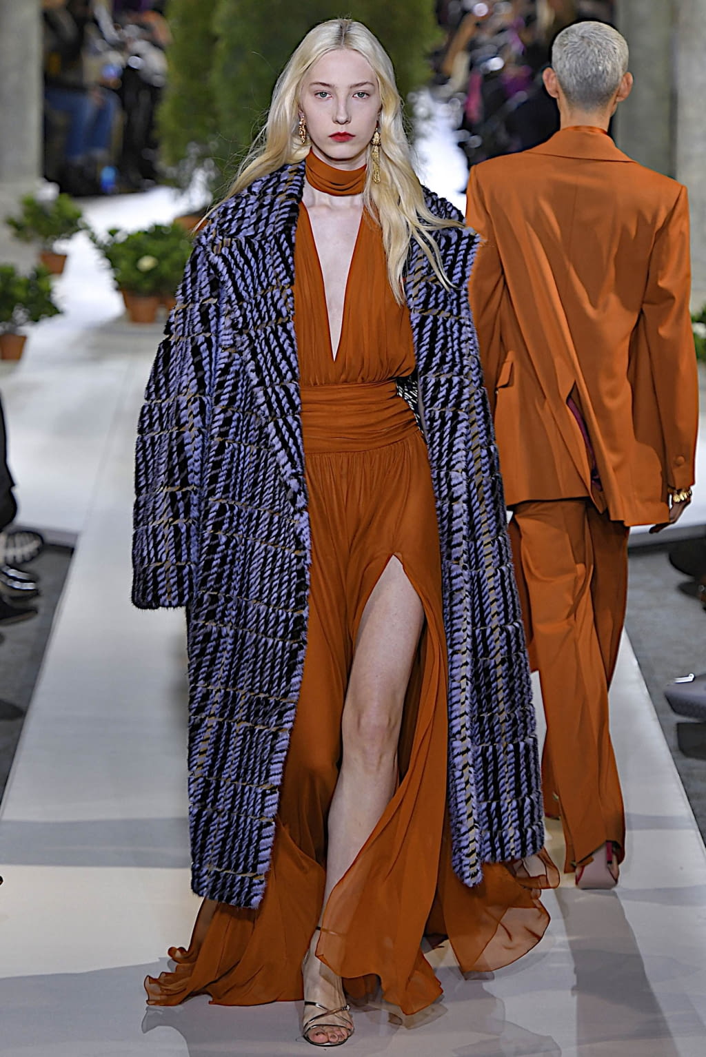 Fashion Week New York Fall/Winter 2019 look 11 de la collection Oscar de la Renta womenswear