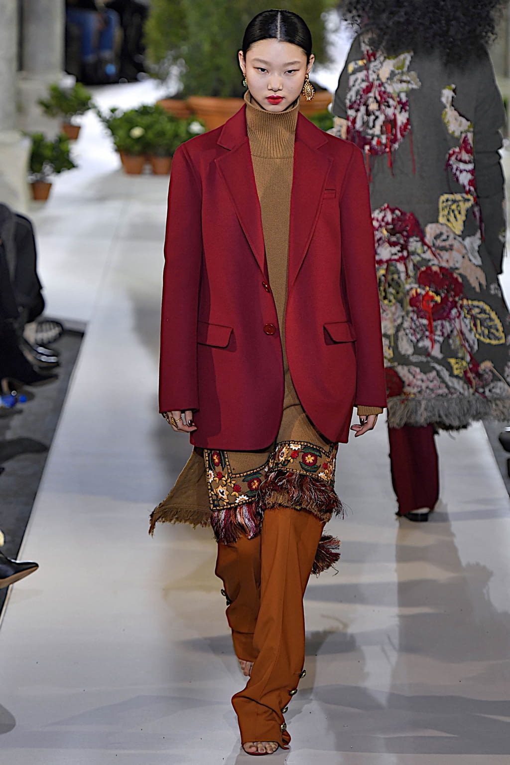 Fashion Week New York Fall/Winter 2019 look 26 from the Oscar de la Renta collection womenswear