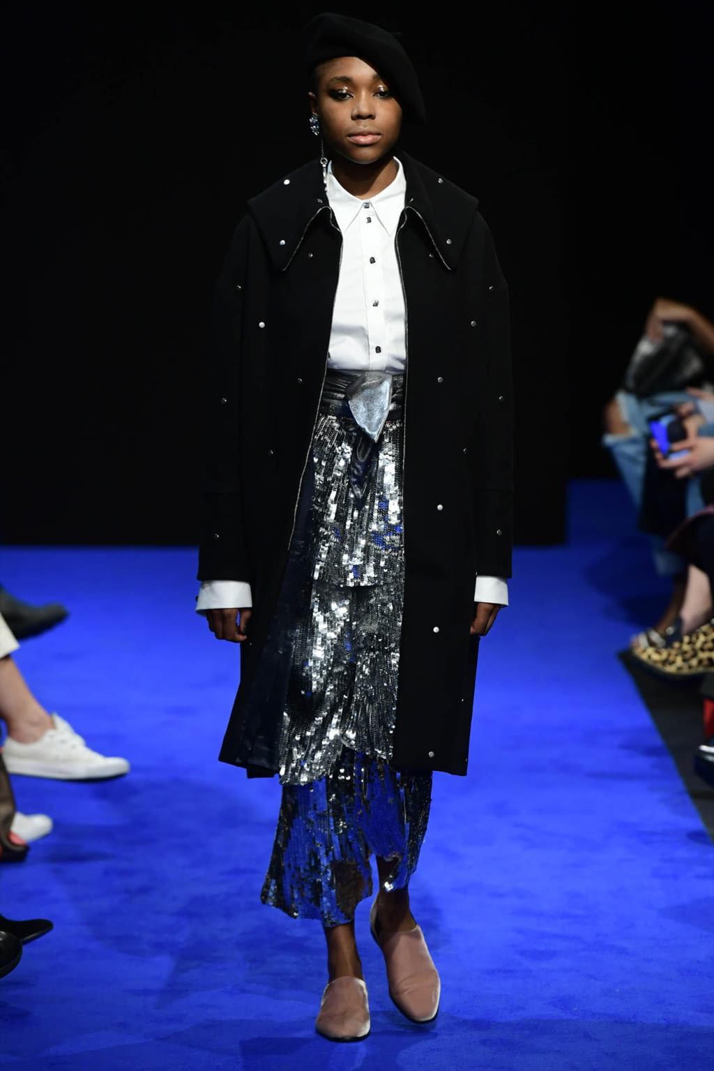 Fashion Week London Fall/Winter 2017 look 33 from the Osman collection 女装