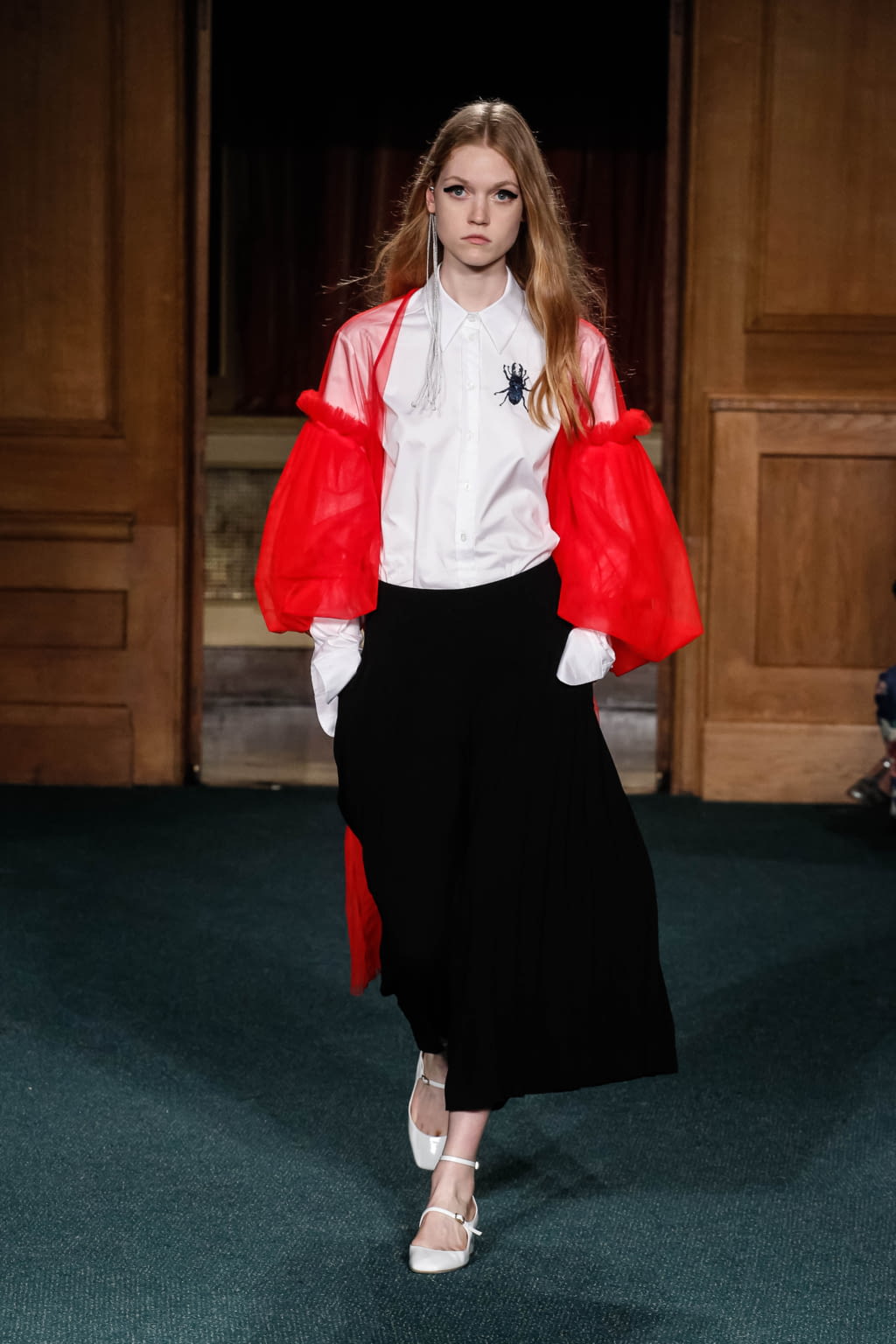 Fashion Week London Spring/Summer 2017 look 22 from the Osman collection womenswear
