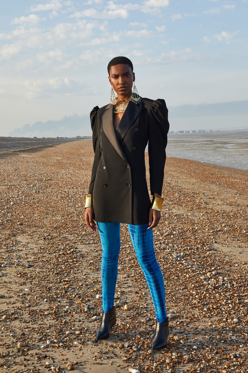 Fashion Week London Spring/Summer 2021 look 15 from the Osman collection womenswear
