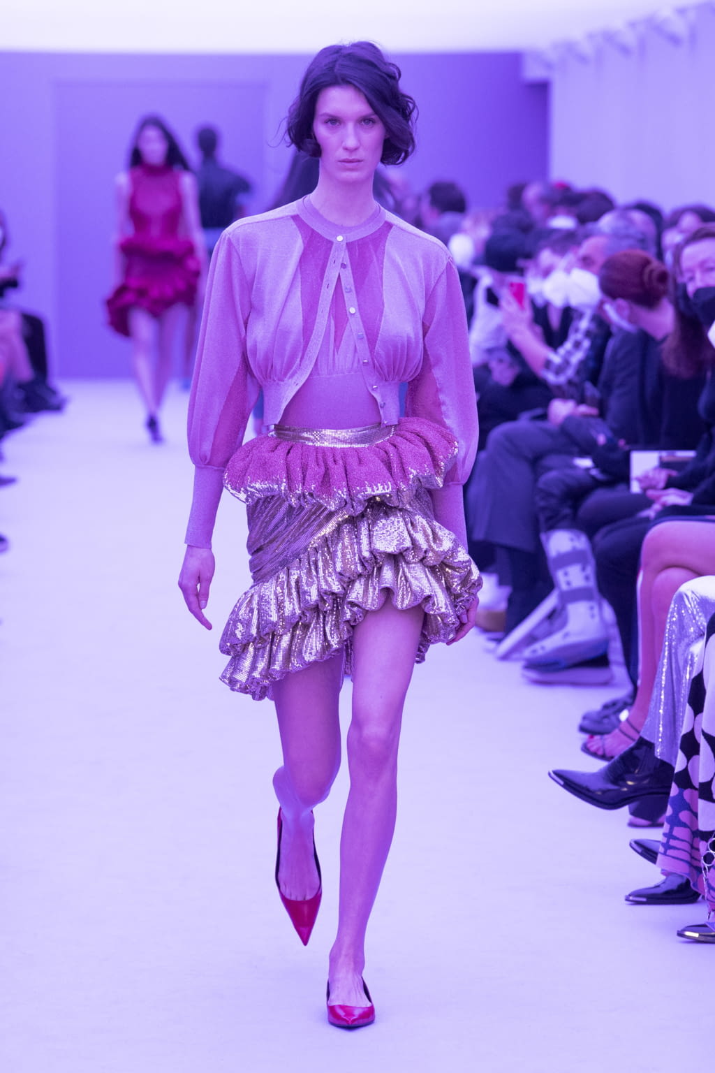 Fashion Week Paris Fall/Winter 2022 look 26 de la collection Rabanne womenswear