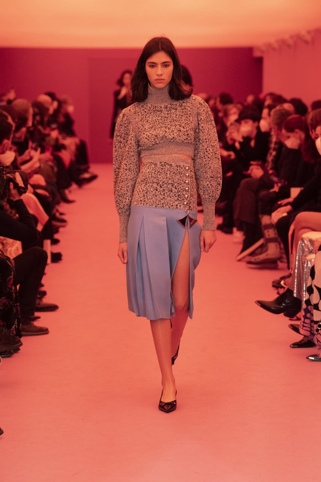 Fashion Week Paris Fall/Winter 2022 look 3 de la collection Rabanne womenswear